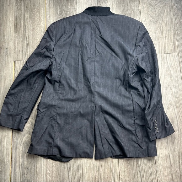 Ralph Lauren Suit Jacket Blazer Gray 100% Wool - Picture 6 of 10